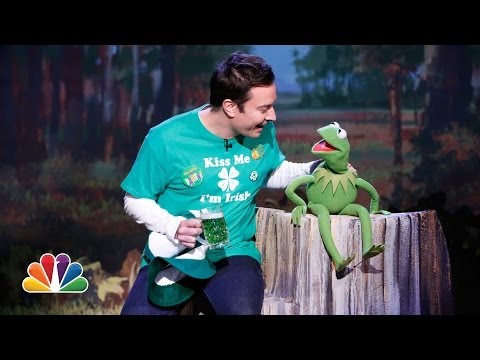 St. Patrick’s Day Bliss: Jimmy Fallon and Kermit the Frog