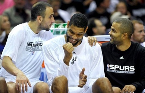Tim Duncan, Manu Ginobili, Tony Parker